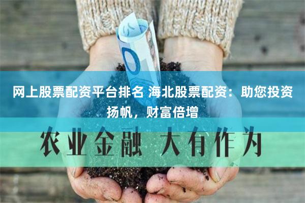网上股票配资平台排名 海北股票配资：助您投资扬帆，财富倍增